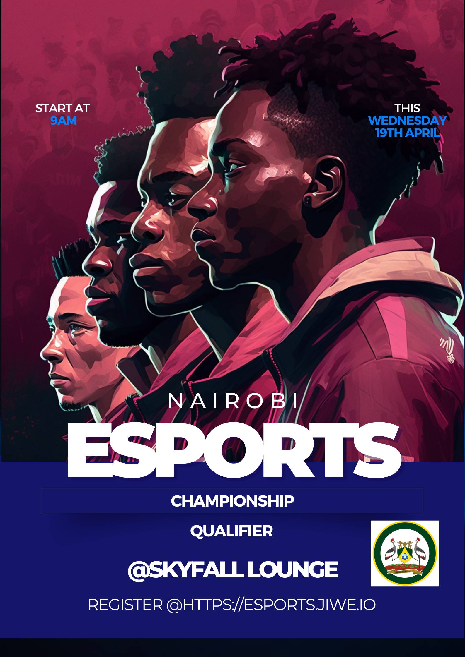 Nairobi Esports Championship - Skyfall Lounge poster